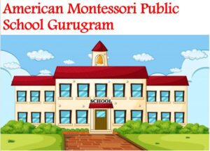 American Montessori Public School Gurugram