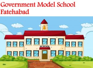 Government Model School Fatehabad