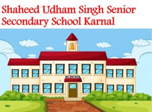 Shaheed Udham Singh Senior Secondary School Karnal