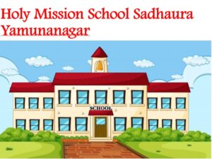 Holy Mission School Sadhuara Yamunanagar