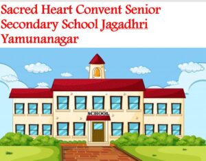 Sacred Heart Convent Senior Secondary School Jagadhri Yamunanagar