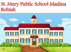 St Mary Public School Madina Rohtak