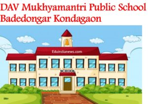 DAV Mukhyamantri Public School Badedongar Kondagaon