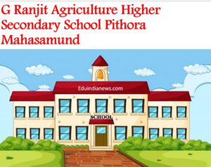 G Ranjit Agriculture Higher Secondary School Pithora Mahasamund