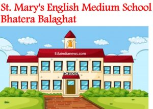 St Marys English Medium School Bhatera Balaghat