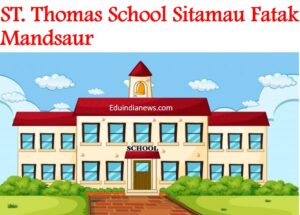 St Thomas School Sitamau Fatak Mandsaur