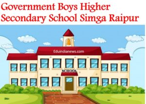 Government Boys Higher Secondary School Simga Raipur