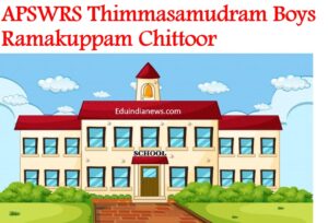 APSWRS Thimmasamudram Boys Ramakuppam Chittoor