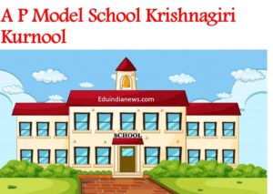 A P Model School Krishnagiri Kurnool