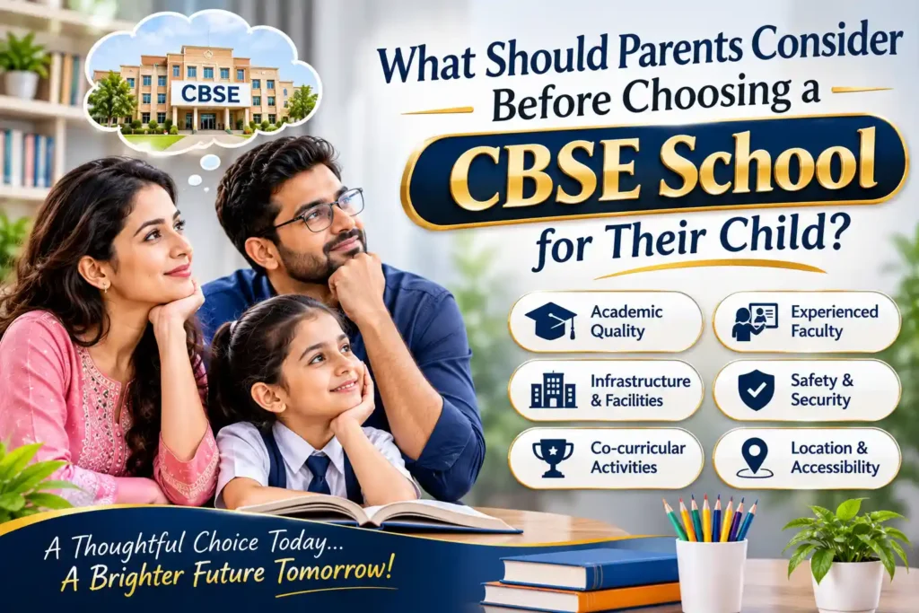 Choosing the Right CBSE School